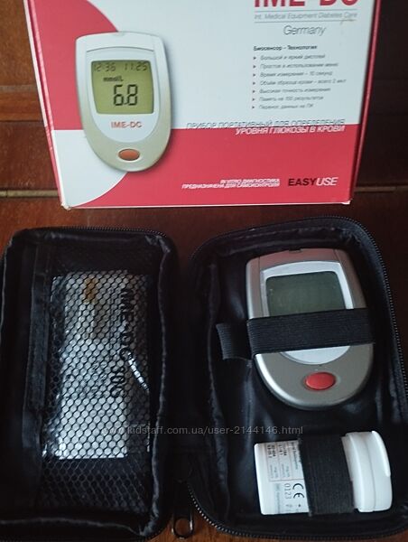 Глюкометр IME-DC- пристрій для вимірювання рівня глюкози в крові 