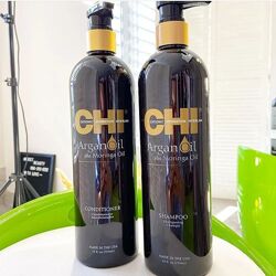 Відновлювальний шампунь або кондиціонер CHI Argan Oil Plus Moringa Oil