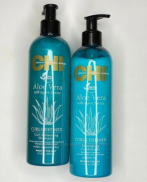 Шампунь або кондиціонер розплутування волосся / CHI Aloe Vera Curls Define