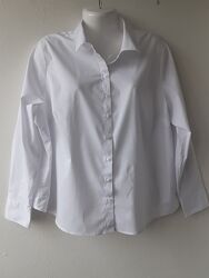 Біла базова сорочка Marks&Spencer p 44-46
