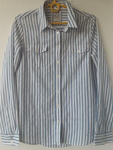 Сорочка у смужку Crew clotthing 42-44 100бавовна