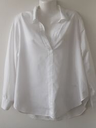 Біла сорочка Per una Mark&Spencer 48-50 100-бавовна