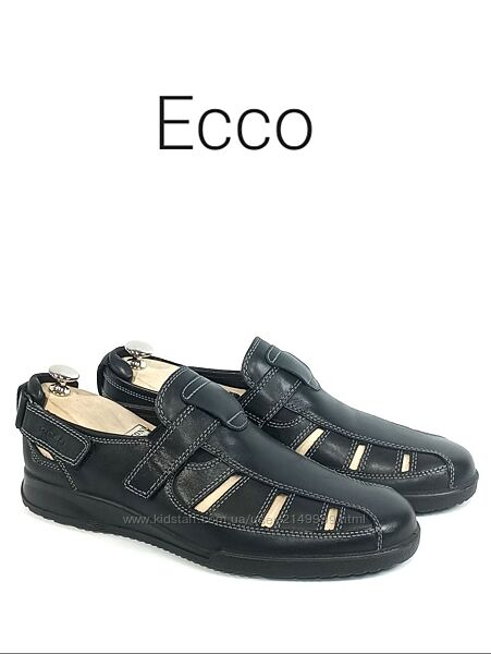 Кожаные летние туфли сандалии Ecco Transporter Оригинал