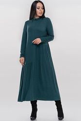 Женское стильное модное нарядное трикотажное платье oversize