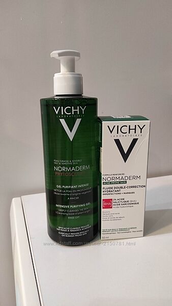 Набір Vichy normaderm гель для вмивання і флюїд / Віши нормадерм 