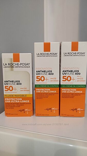 Спф 50 la roche-posay anthelios spf 50  сонцезахисний флюїд / oil control
