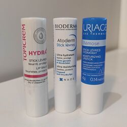 Лікувальний бальзам для губ bioderma atoderm / uriage xemose / topicrem 