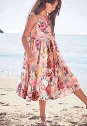 Літня сукня сарафан Next з віскози для дівчинки 9 років, 134 см