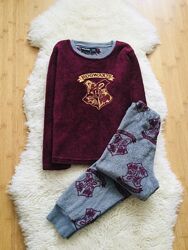 7-8 років, 128 зріст. Disney Harry Potter Hogward пухнаста флісова піжама. 