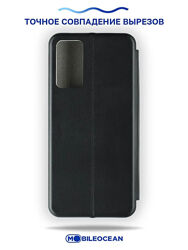 чехол книжка Redmi Note 12 Pro 4G черный чехол на магните с отделом карты