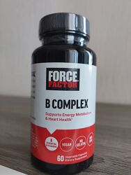 Force Factor, B Complex, витамины группы B, 60 капсул
