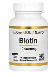 Биотин Сalifornia Gold, 10,000. 90 капсул