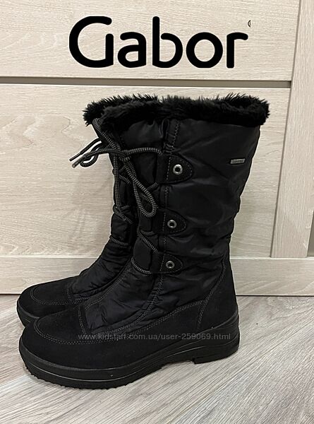 ботинки Gabor gabortex 40/27 женские зимние оригинал