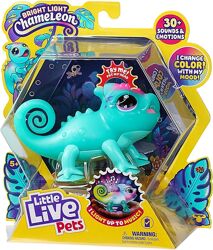 little live pets chameleon хамелеон липучка музыкальный