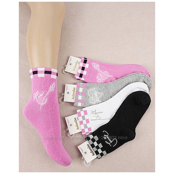 Шкарпетки бавовняні  для дівчинки ТМ Katamino