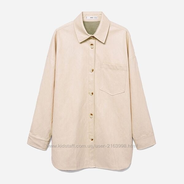 Сорочка MANGO бежева
