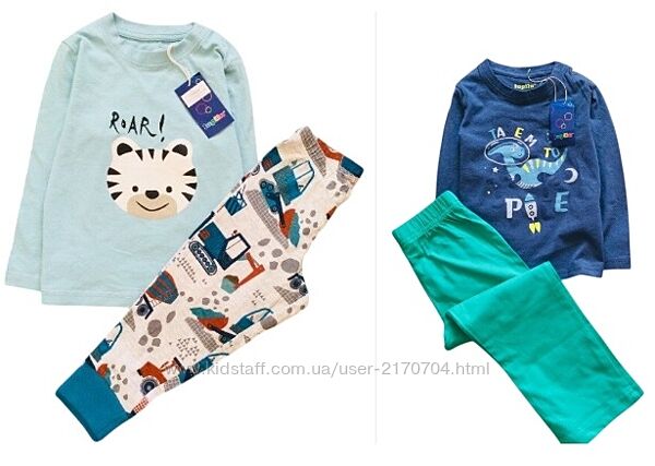 86-92 Lupilu. Німеччина. нові Піжами, кнопки на плечику для зручного вдяган