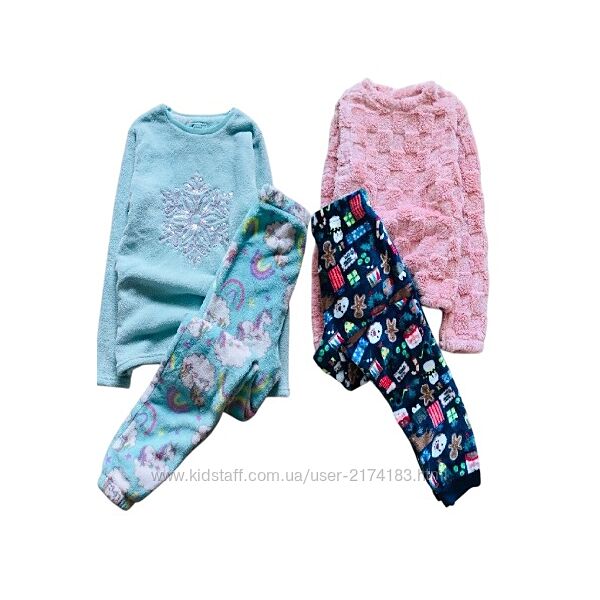 12-13 років, 158 зріст Primark пухнаста флісова піжама на манжетах, мякень