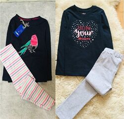 98-104 зріст Disney стильна Піжама з Серцем та Пташкою. нова 100 cotton П