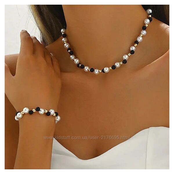 Набір намисто та браслет