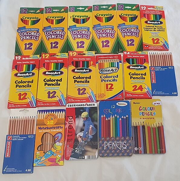 Карандаши, резинки