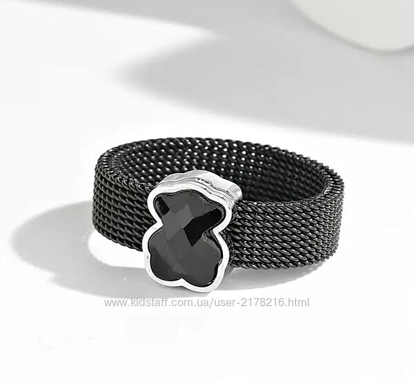 Перстень з ведмедиком