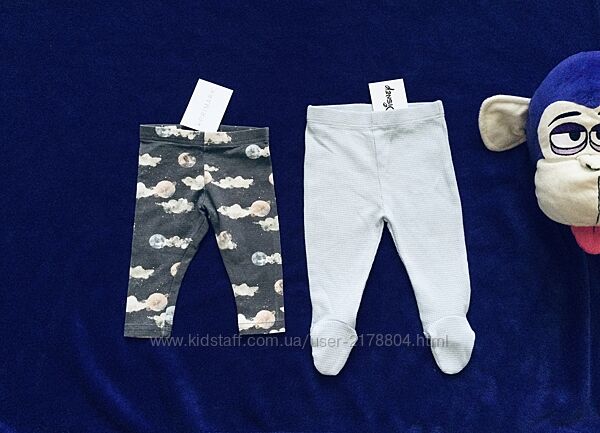 0-3 міс. Primark. Disney. натуральні лосини, легінси. 100 bio cotton по 90