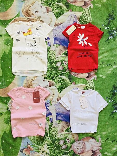 2-4 рок. 92-104 зріст OVS. Topolino Італія. нові Футболки з бірками, 100 c