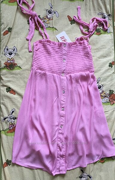 12-14 рок. Сукня- сарафан H&M. 100 віскоза. новий з бірками. довжина 60 бе