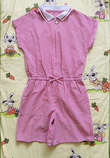 7-8 рок. 122-128 зріст George Комбінезон. Ромпер натуральний, 100 cotton.