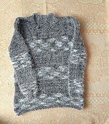 Уютный мягкий пушистый свитер джемпер травка XL/48-50