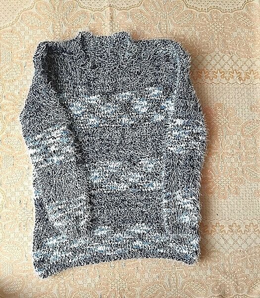 Уютный мягкий пушистый свитер джемпер травка XL/48-50