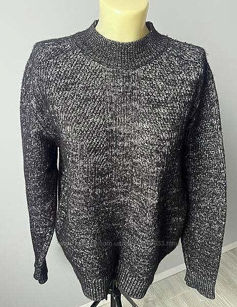 Плотной вязки теплый шерстяной джемпер свитер, XL/50-52