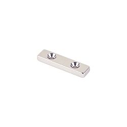 Магніт під потай 40x20x4mm-7/3.5mm х 2 отвори