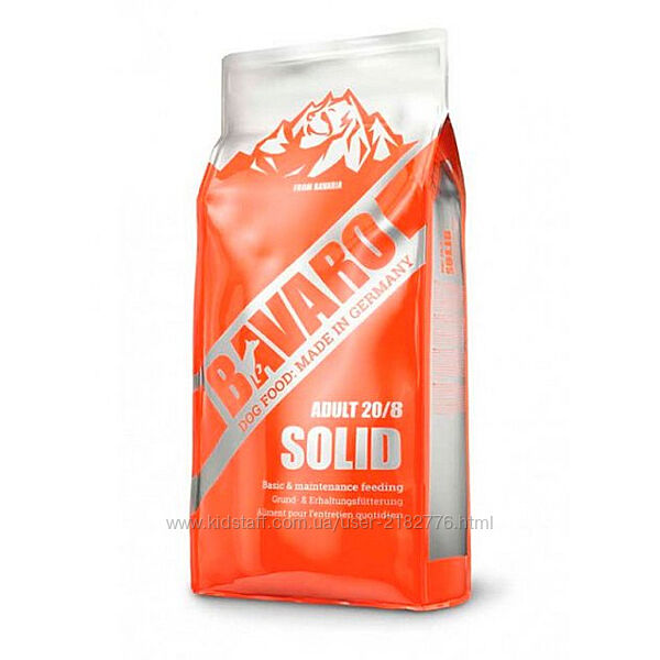 BAVARO Solid 20/8 cухий корм для дорослих собак 18 кг