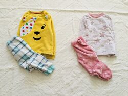 4-5 рок, Primark флісова піжама з Ведмедиком та Зірками. тепла, мякенька,