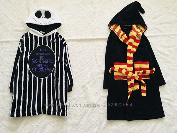 9-10 рок. Disney халат, халат худі Гаррі Поттер та Привид. є капюшон та киш