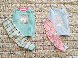 6-7 рок, Primark флісова піжама з Однорогом, зірками та Хмаринками. тепла,