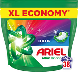 Ariel  капсули для прання 38шт Color