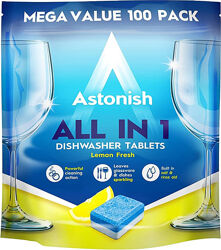 Astonish Таблетки для посудомийних машин Все в одному 100 шт