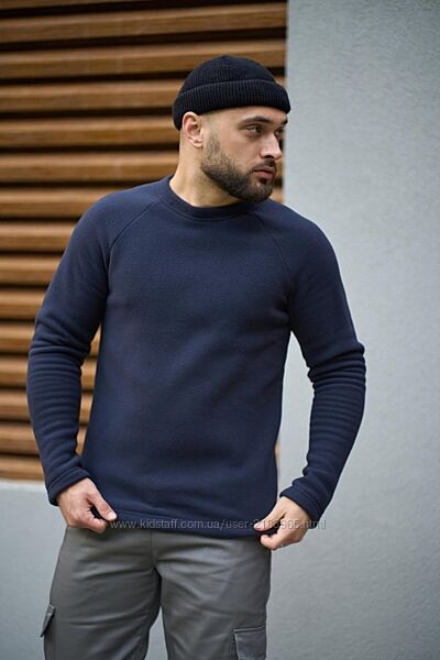 Флисовый свитшот Intruder синий