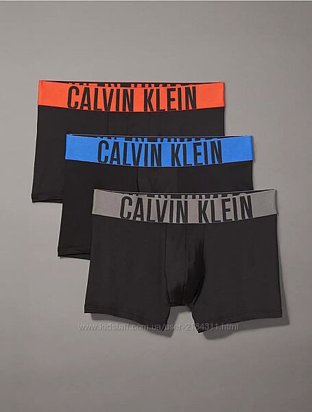 Оригінальні боксери з мікрофібри Calvin Klein Intense Power набір 3-pack