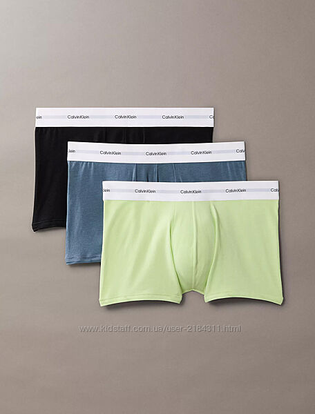 Оригінальні короткі боксери Calvin Klein Cotton Modal Stretch набір 3-pack