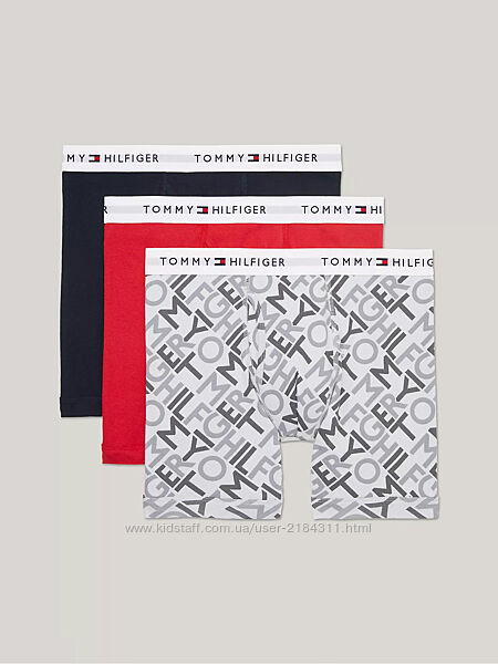Оригінальні боксери 100 бавовна Tommy Hilfiger Cotton Classics 3-pack