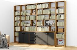 Книжный стеллаж на заказ в любом размере и цвете