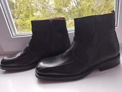 Чоловічі зимові італійські черевики з натуральної шкіри