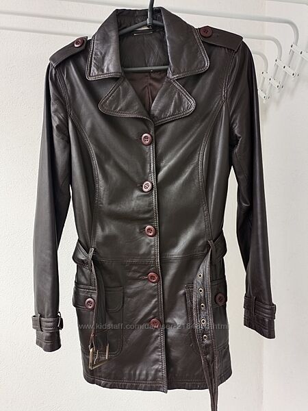 Куртка-піджак шкіряний жіночий S