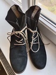 Напівчобітки жіночі замшеві 40 р.