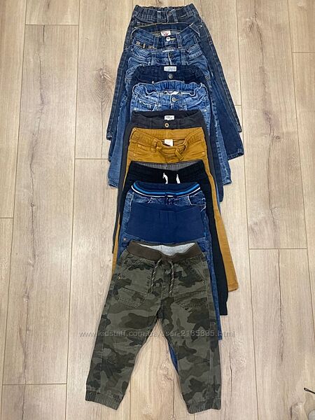 Лот одягу джинси та штани хлопчику 1,53 роки 8692