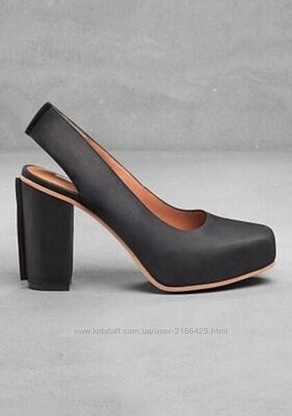 Шкіряні босоніжки & Other stories шкіряні босоніжки на підборах